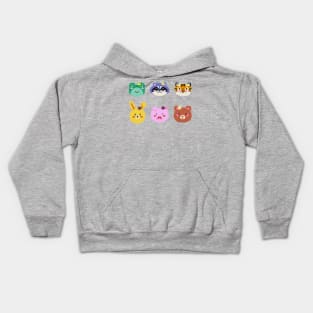 Happy Animal Sticker Pack Kids Hoodie